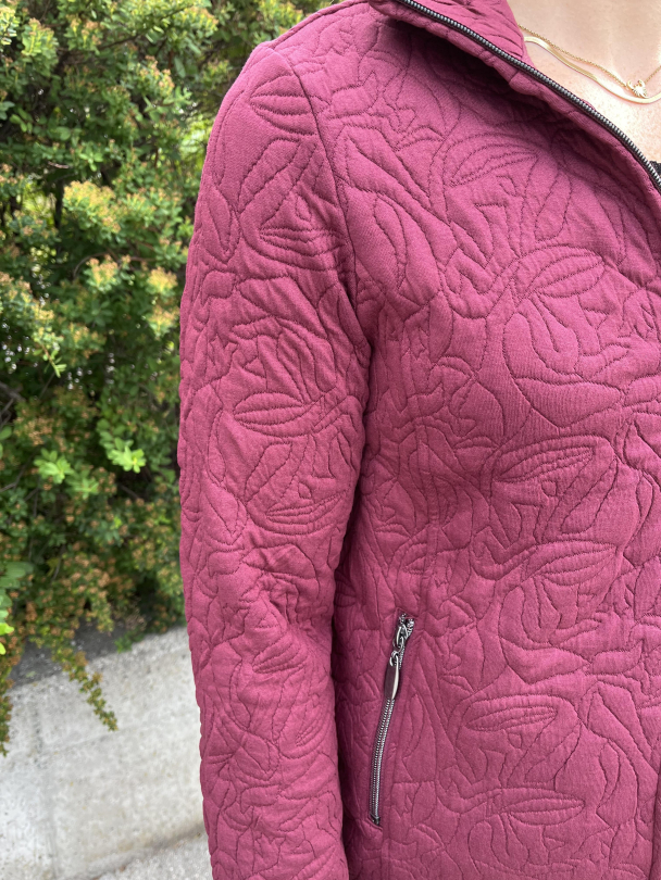 Signature Jakke 219153 Burgunder - Image 4