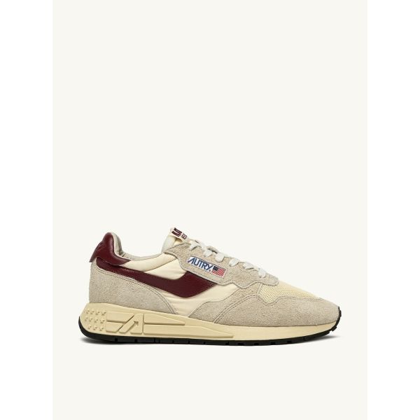 Reelwind Low Suede/Ecru/Ruby Wine