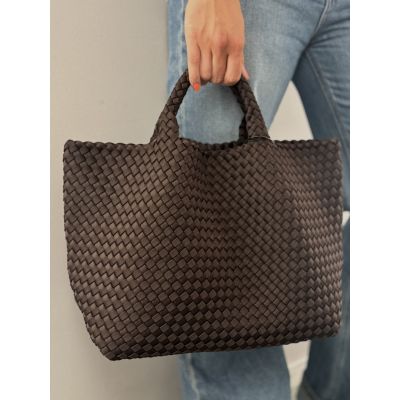 St Barths Medium Tote Chocolate