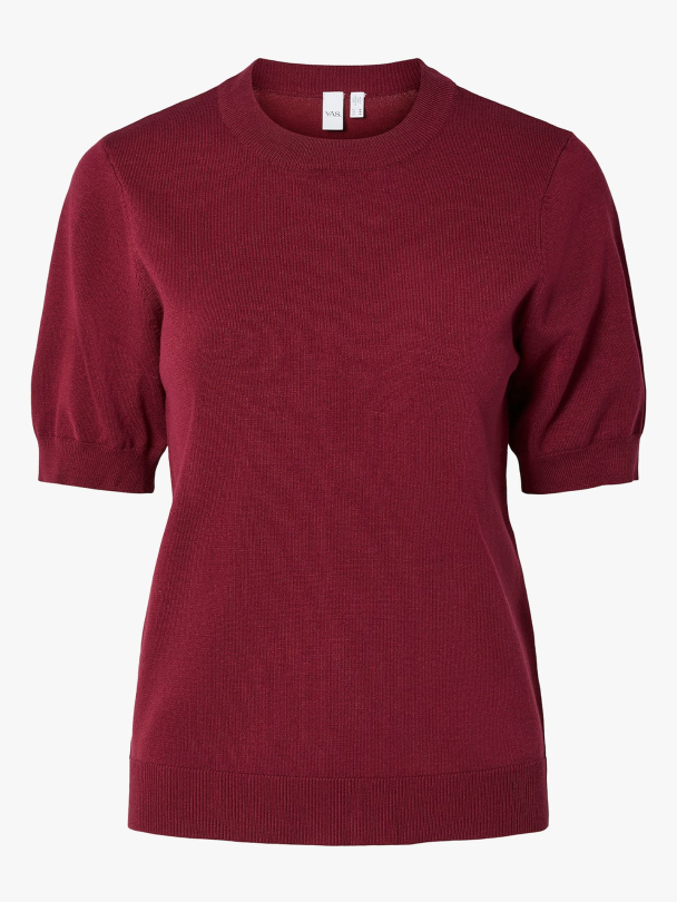 Lena Knit Pullover - Tibetan Red