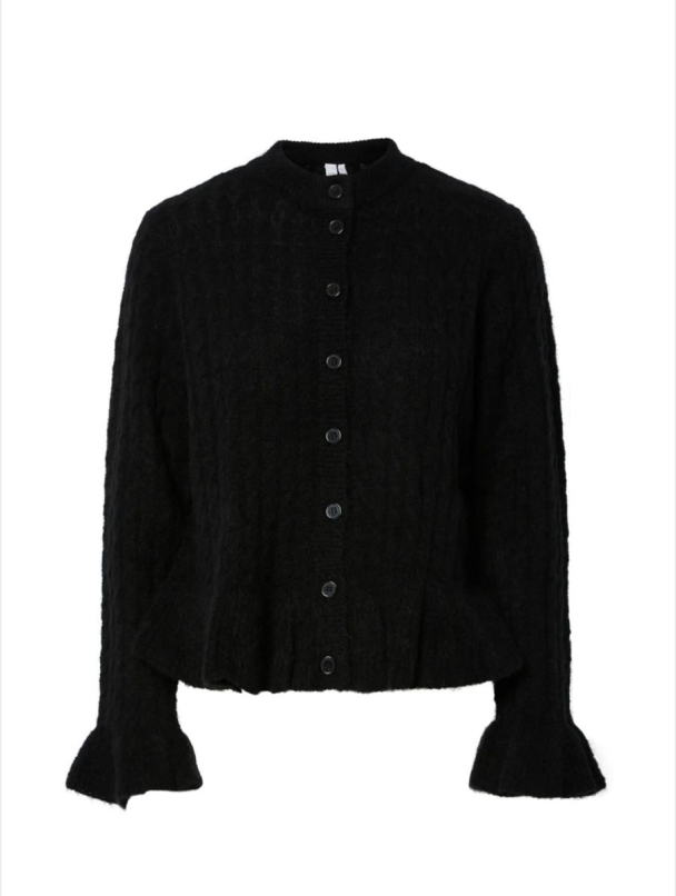 Numa Knit Cardigan - Black - Image 2