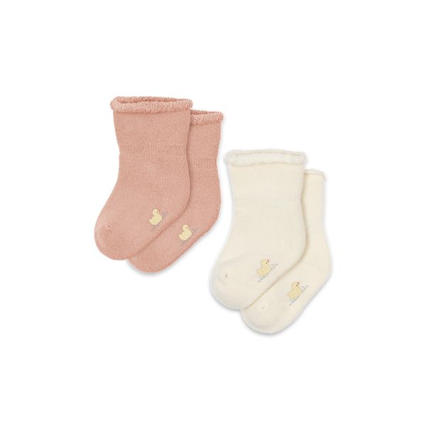 Vicino Terry Socks 2pk, Cemao Rose - Fanga / Konges Sløjd