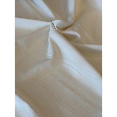 Lin/bomull - Cream White