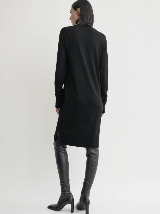 Turtleneck Dress Black - Image 3