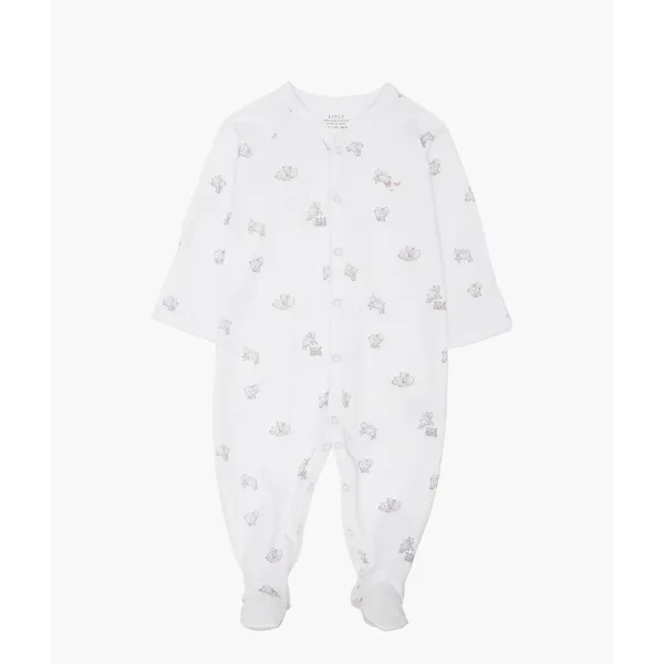 Livly | Counting Sheep Simplicity Footie - Pink