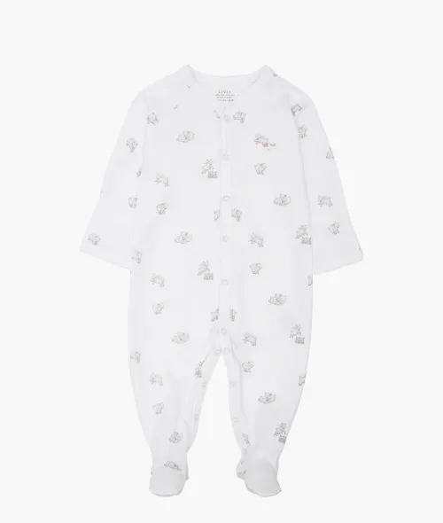 Livly | Counting Sheep Simplicity Footie - Pink