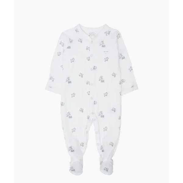 Livly | Counting Sheep Simplicity Footie - Blue