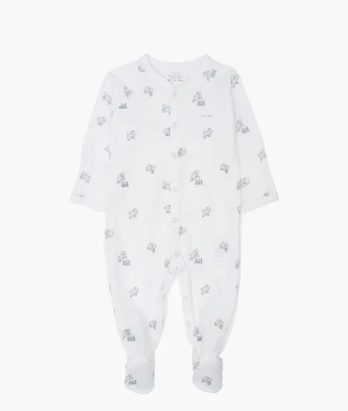 Livly | Counting Sheep Simplicity Footie - Blue