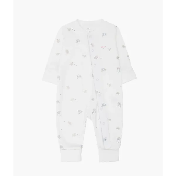 Livly | Roses and Ribbons Overall - White