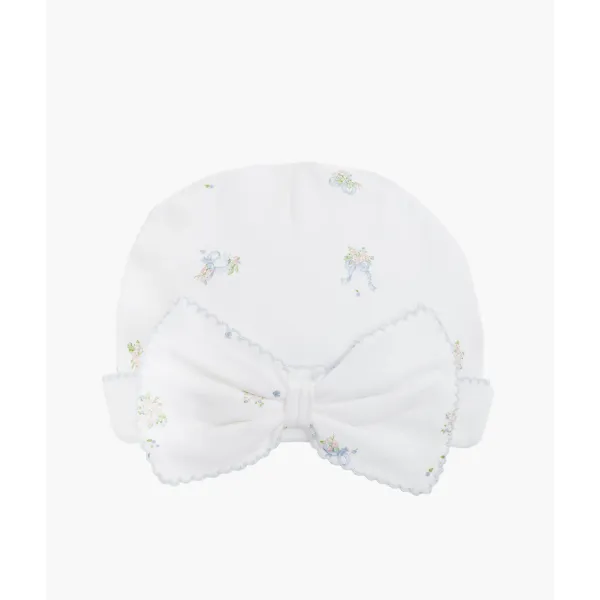 Livly | Roses and Ribbons Bow Hat - White