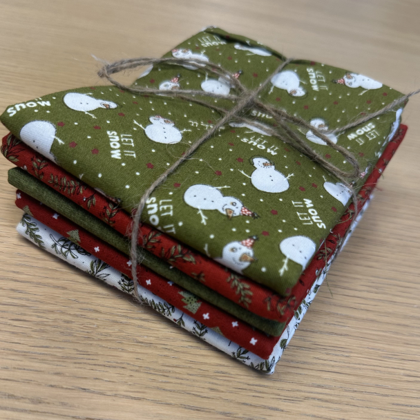 Julepakke snømenn grønn - Image 1