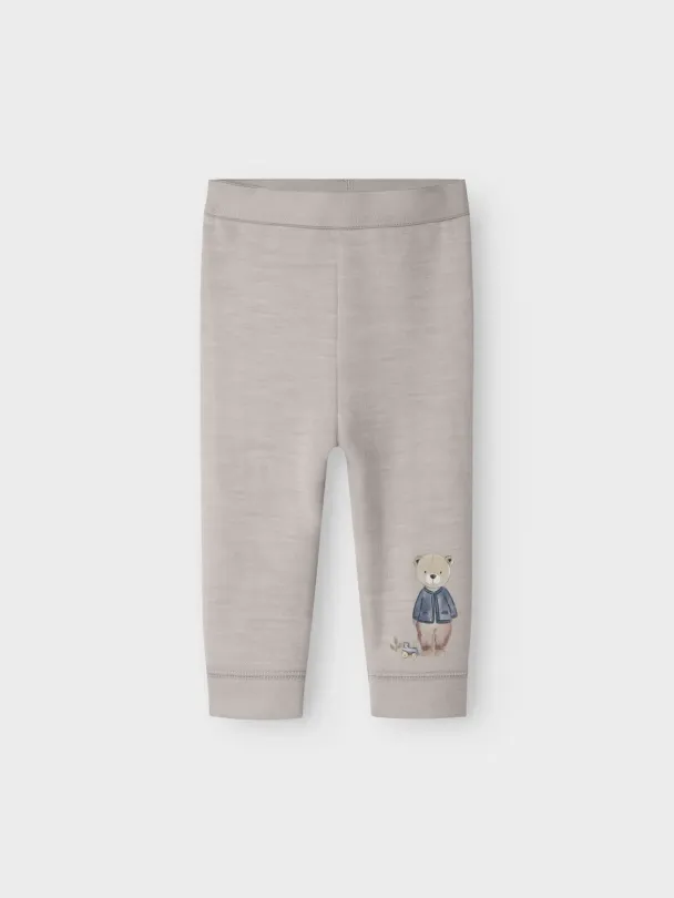 NBNwup Leggings Ull/bomull Bamse - Image 2