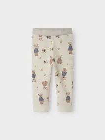NBNwup Leggings Ull/bomull Bamse