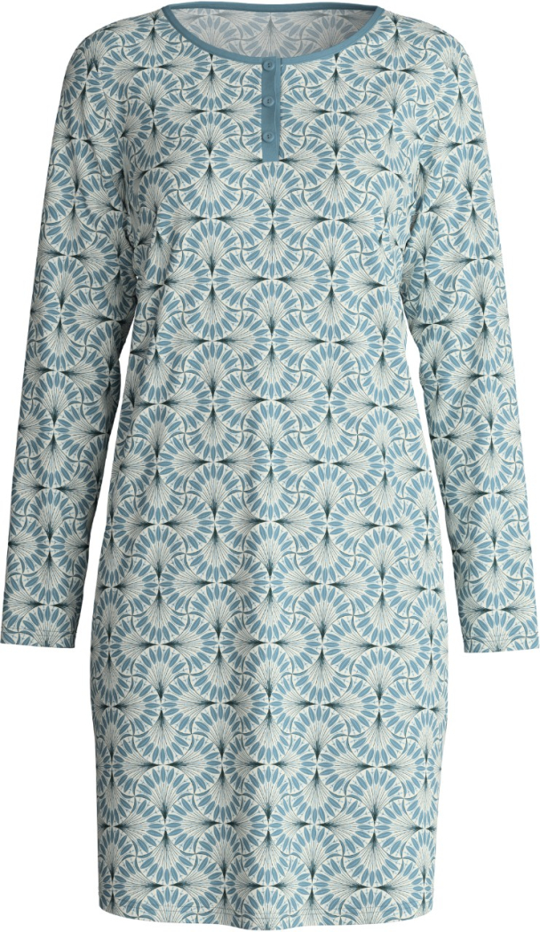 Ornament Nights nattkjole, smoke blu - Image 3