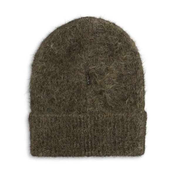 Silje Mohair Hat Green