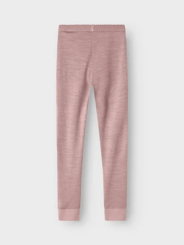 NKFwuppo Leggings Ull/bomull Rosa - Image 1