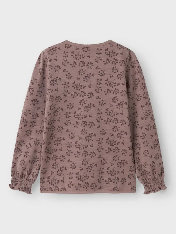 NKFwuppo Topp Ull/bomull Blomster - Image 2