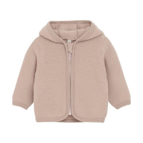 HUTTEliHUT | Jacket Ears Wool Fleece - Mahogany Rose