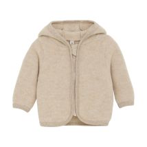 HUTTEliHUT | Jacket Ears Wool Fleece - Camel Melange