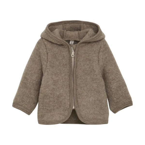 HUTTEliHUT | Jacket Ears Wool Fleece - Savannah Melange