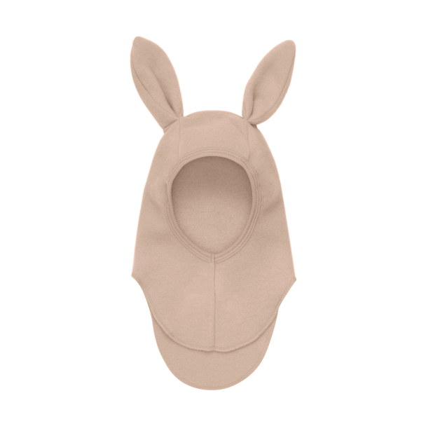 Balaclava Ears Wool Fleece - Mahogany Rose - Image 1