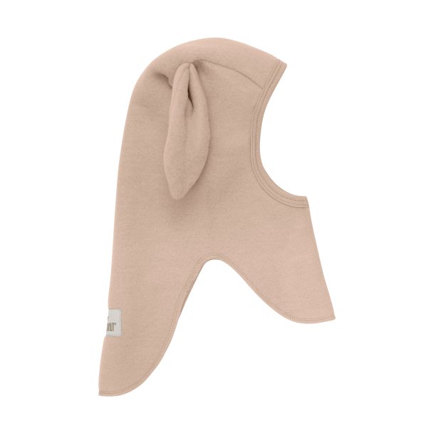 Balaclava Ears Wool Fleece - Mahogany Rose - Image 2