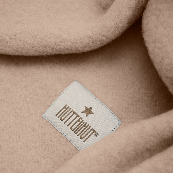 Balaclava Ears Wool Fleece - Mahogany Rose - Image 3