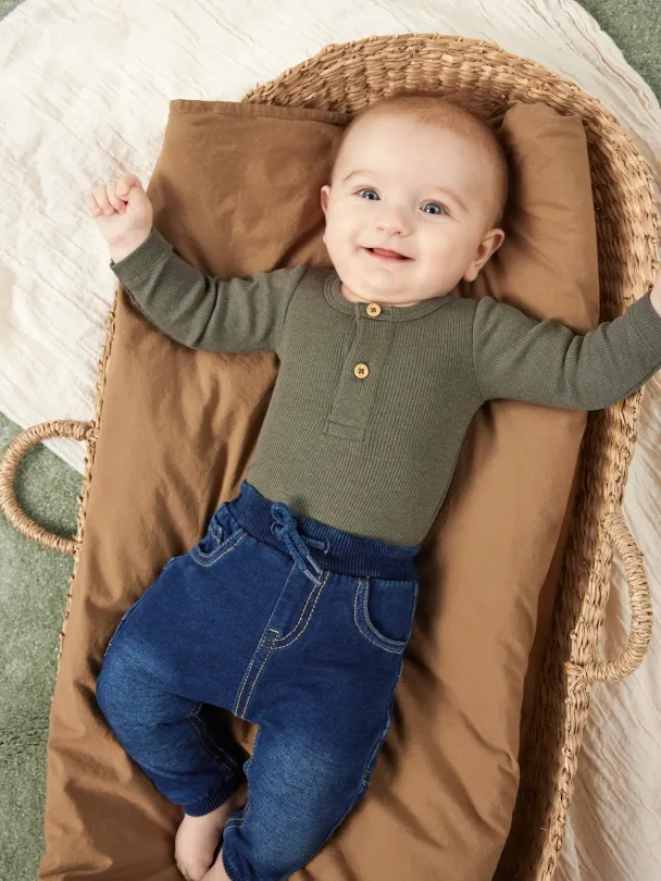 NBMben U-Shape Sweat Jeans Mørk Blå - Image 1