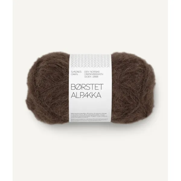 Børstet Alpakka 3082