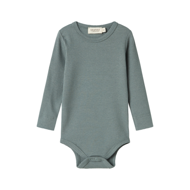 Body Plain Modal LS - Dusty Green - Image 1