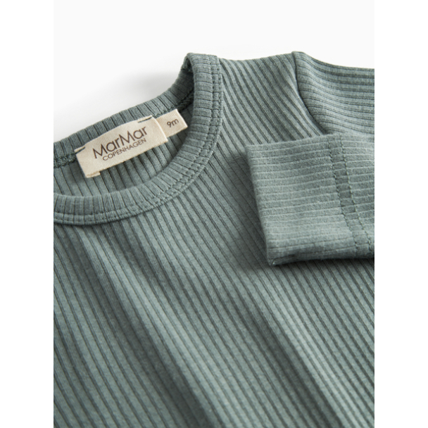 Body Plain Modal LS - Dusty Green - Image 4