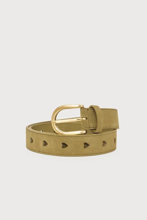 Martini Olive Cut It Out Heart Belt                 |                       Martini Olive Cut It Out Heart Belt fra Fabienne Chapot