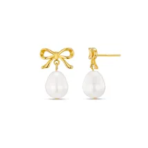 Bow & Pearl Earring