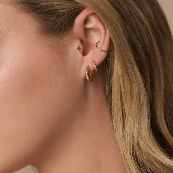 Molten Tapered Earrings - Image 3