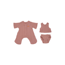 Olli Ella | Dinkum Dolls Pointelle PJ Set - Rose