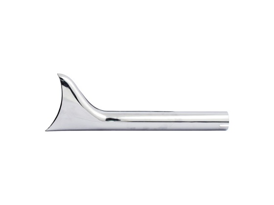 Slip-on Fishtail exhaust extension 18" 