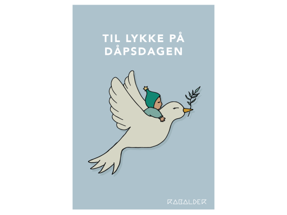 Til lykke på dåpsdagen - Blå