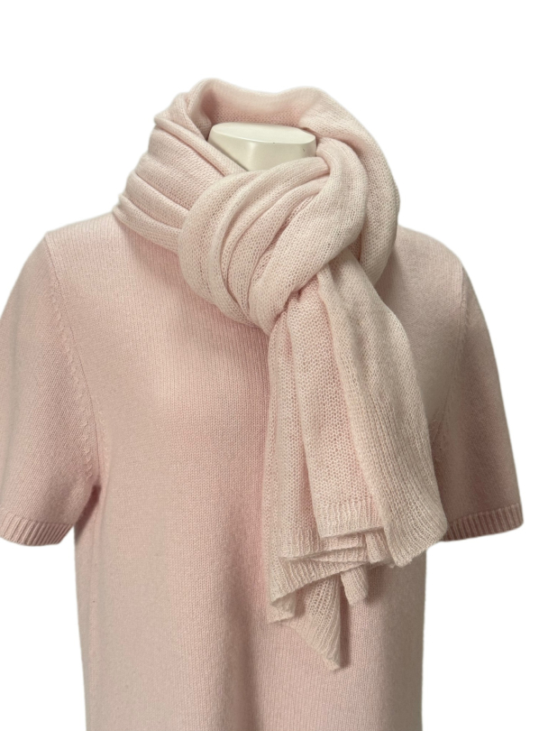 Amuse Sia strikket skjerf, Pink - Image 1