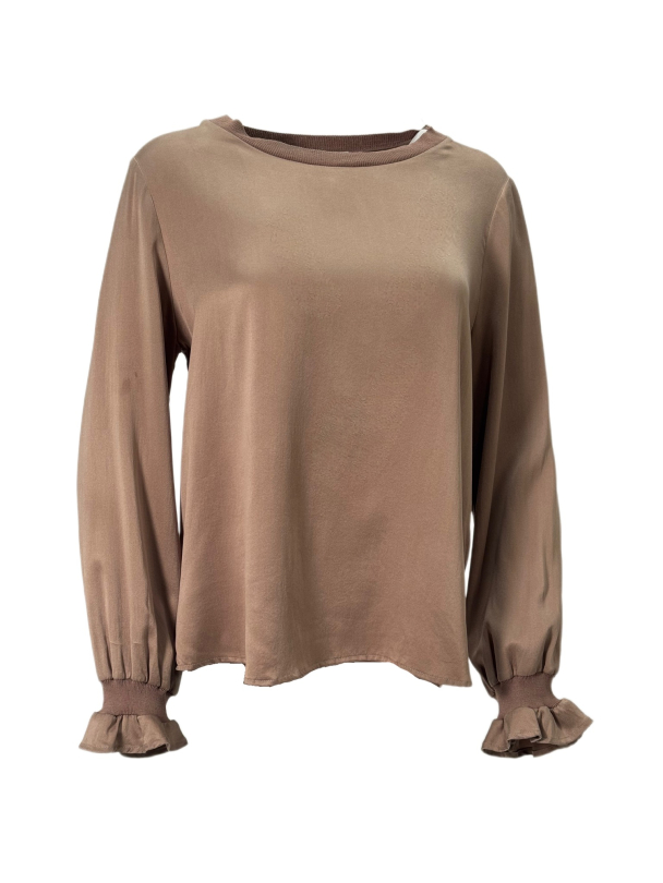 Amuse Dala Silkebluse, Nougat