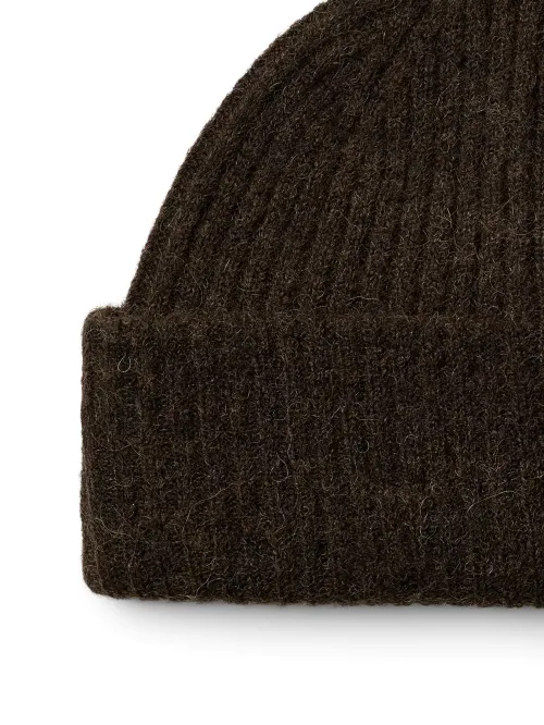 Lulu Knit Beanie Brown