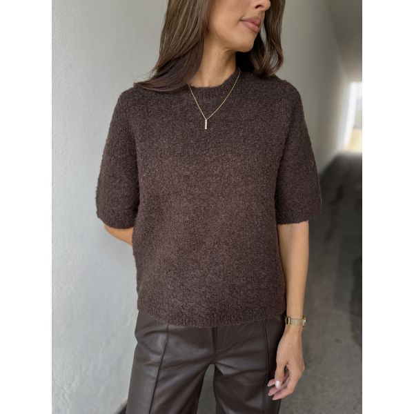 Lelou 2/4 Knit O-Neck - Delicioso