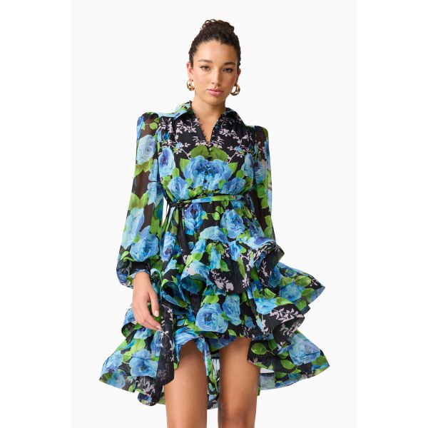 BRIONY LONG SLEEVES MINI DRESS
