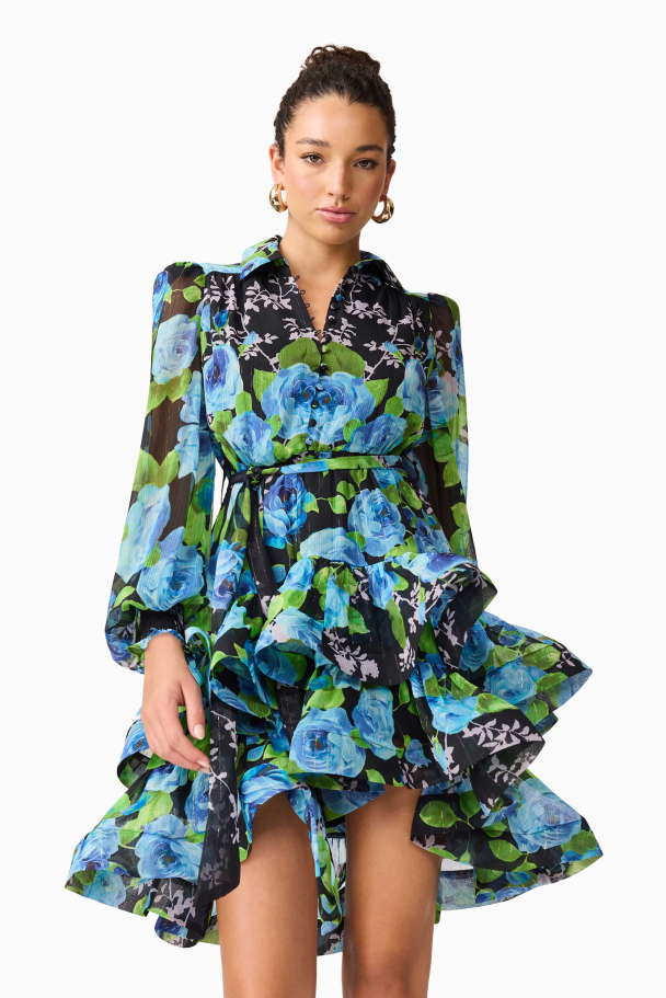 BRIONY LONG SLEEVES MINI DRESS