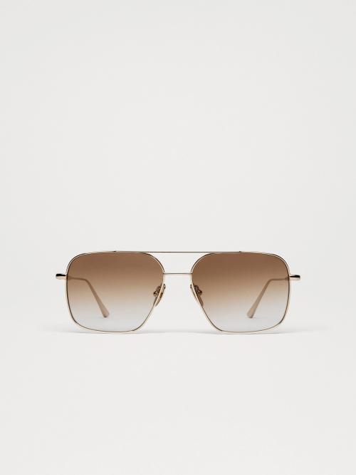 Aviator Soft Gold/Brown Gradient