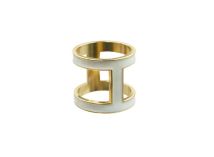 Skjerf Ring Hvit