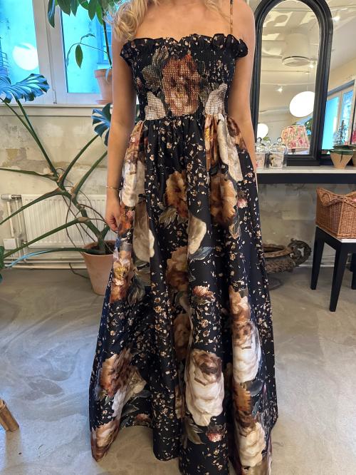 Taffeta Gown - Dark Rose