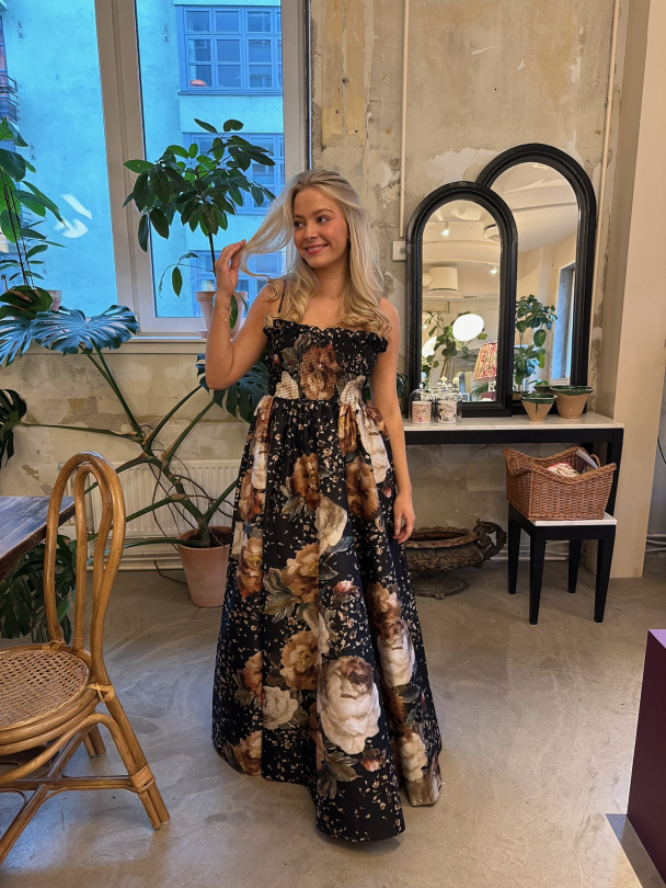 Taffeta Gown - Dark Rose - Image 3