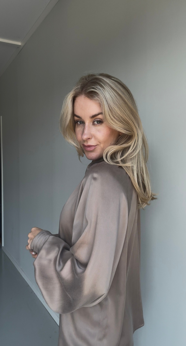 Amuse Hope Silkebluse, Nugat - Image 4