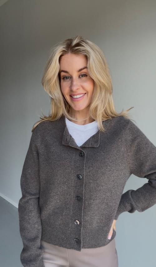 April cardigan, Choco