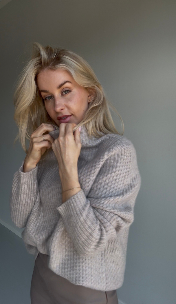 Amuse Marianne genser, Greige - Image 1